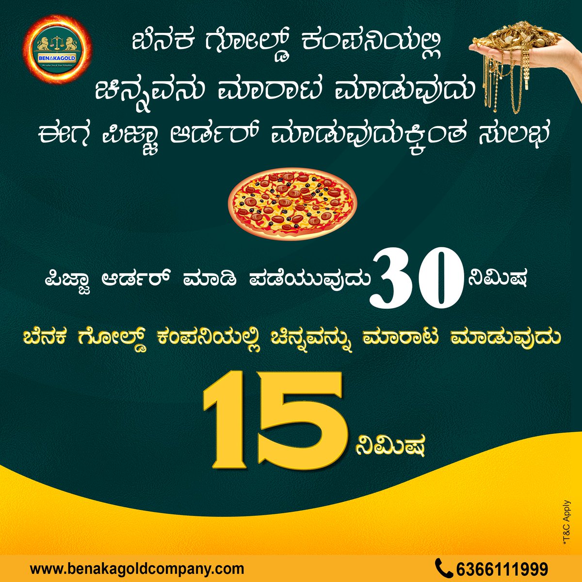 GoldBenaka's tweet image. Gold Selling was never been this much easier... Sell gold in Benaka Gold Company in just 15 minutes which is even more faster than ordering and getting Pizza!! Call or WhatsApp us at 6366111999 to know more.
#BenakaGoldCompany #quickprocess #livegoldrate #sellyourgold #highvalue