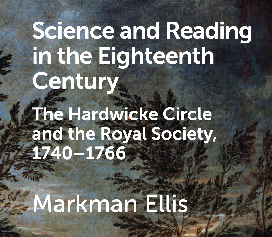 New book: Science and Reading in the Eighteenth Century: The Hardwicke Circle and the Royal Society, 1740–1766. Published online by Cambridge University Press: 01 February 2023 Free to download for the until Feb 16! DOI: doi.org/10.1017/978100…