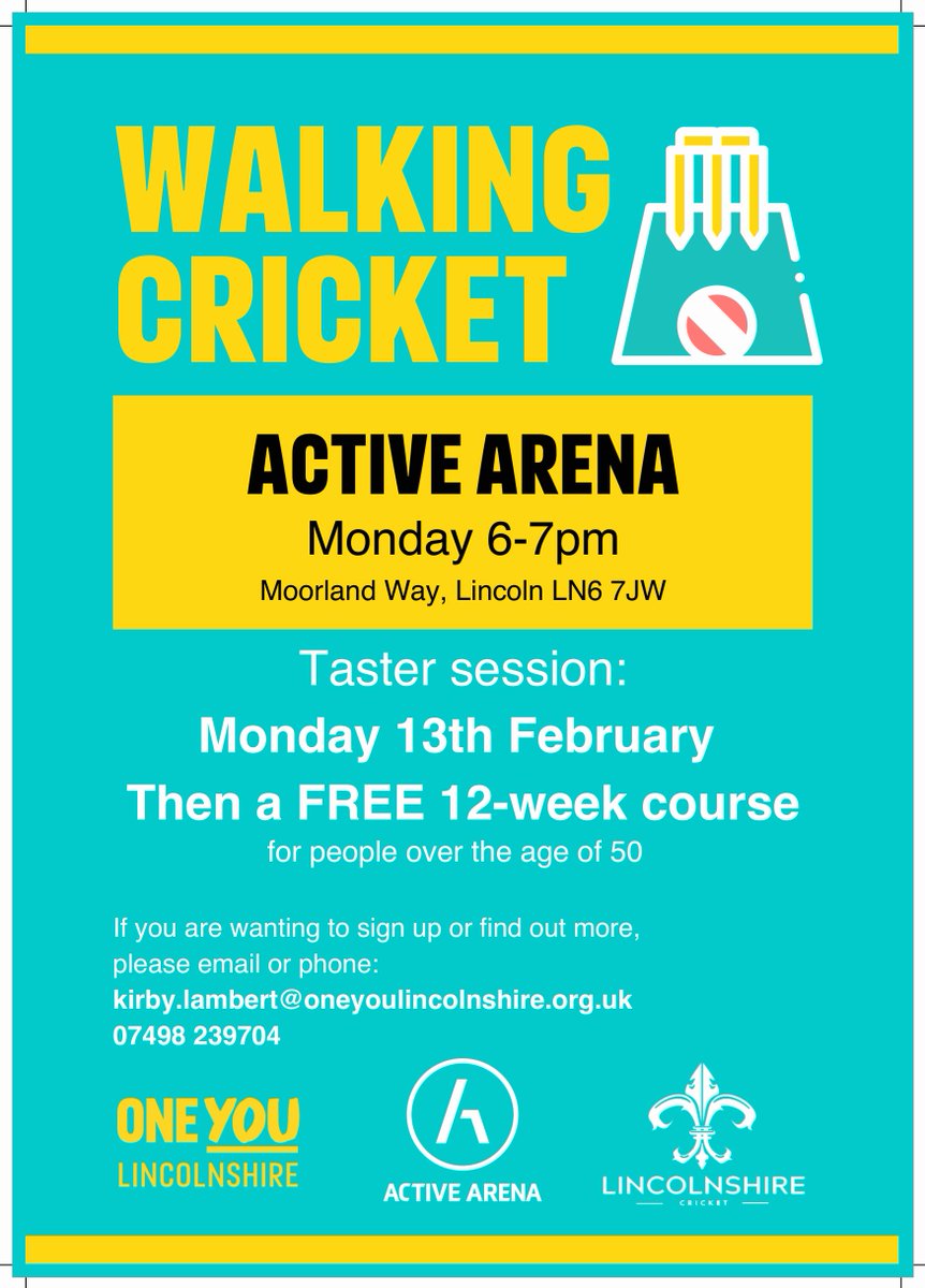Coming to Lincoln from next Monday in partnership with @oylincolnshire &amp; <a href="/arena_active/">Active Arena</a>. 

Great active &amp; social fun.

Details on the poster ⤵️