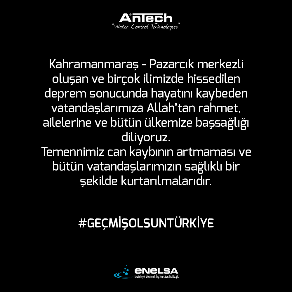 Kahramanmaraş ve depremden etkilenen diğer illerimiz başta olmak üzere tüm ülkemize geçmiş olsun.

#GeçmişOlsunTürkiye #deprem