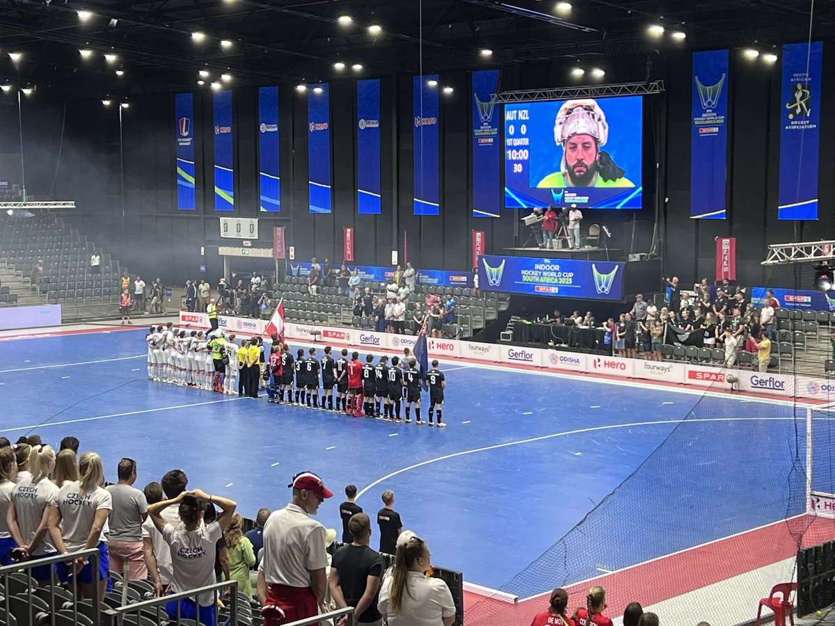 AustriainZA's tweet photo. Congratulations to the 🇦🇹 Red Capricorns 🐐 on their wins against 🇳🇿 yesterday (7:1) and 🇳🇦 (2:0) today! Great start into the tournament #IHWC2023 #hockeyworldcup2023 #HockeyAustria #AustriaInZa @hockeyverband https://t.co/atKEMIUxoG
