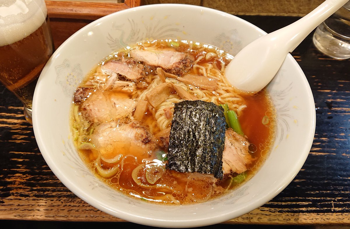 komari_ramen's tweet photo. 飯田橋「支那そば びぜん亭」
『ちゃあしゅうそば』 https://t.co/jteOebKOTK