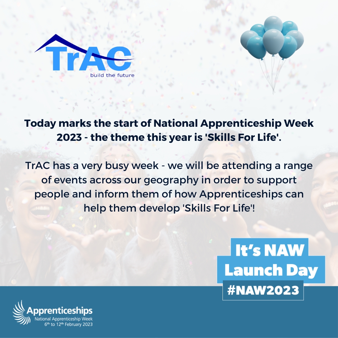 🎉 It's National Apprenticeship Week 2023!! 

We have a busy week ahead and will be attending events across our geography, aiming to inform potential apprentices and employers about the benefits of apprenticeships and how they can provide 'Skills For Life' - the theme this year.