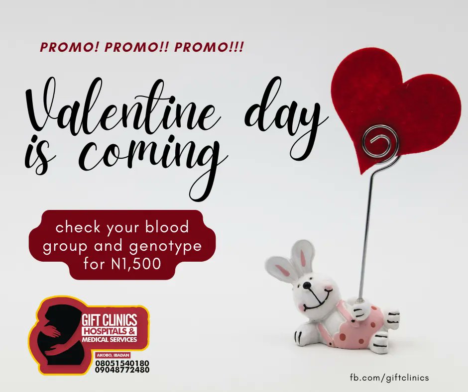 giftclinics's tweet image. Attention Ibadan residents! Ensure you know your blood group and genotype for peace of mind. Gift Clinic Akobo now offers both tests for just N1500! Book your appointment now &amp;amp; take the first step in understanding your health better #BloodGroupTest #GenotypeTest #HealthAwareness