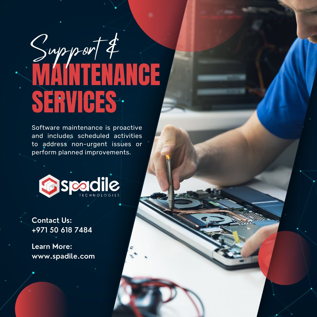 Support and Maintenance Services

📞+971 50 618 7484
🌐spadile.com
📧info@spadile.com

#supportservices #supportservice #maintenanceservices #maintenanceservice #MaintenanceSoftware #maintenancesupport #itconsultancyservices #securityservices #Networksolution