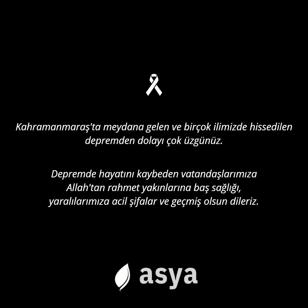 Ülkemize geçmiş olsun.
#deprem