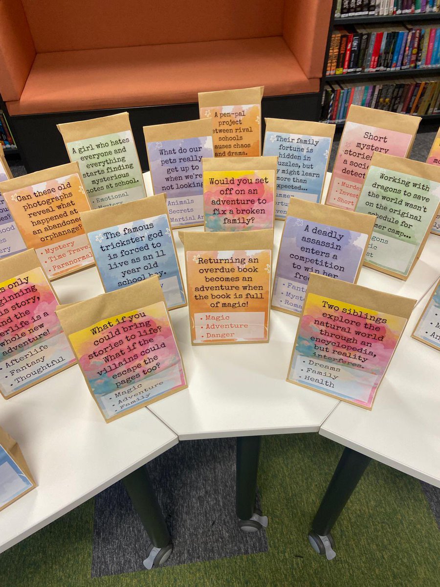 gorse_ruth's tweet image. We are so excited to promote our Valentine’s special in the library - “Blind Date With a Book” ❤️ Which one would you like to read? #blinddatewithabook #reading #literacy