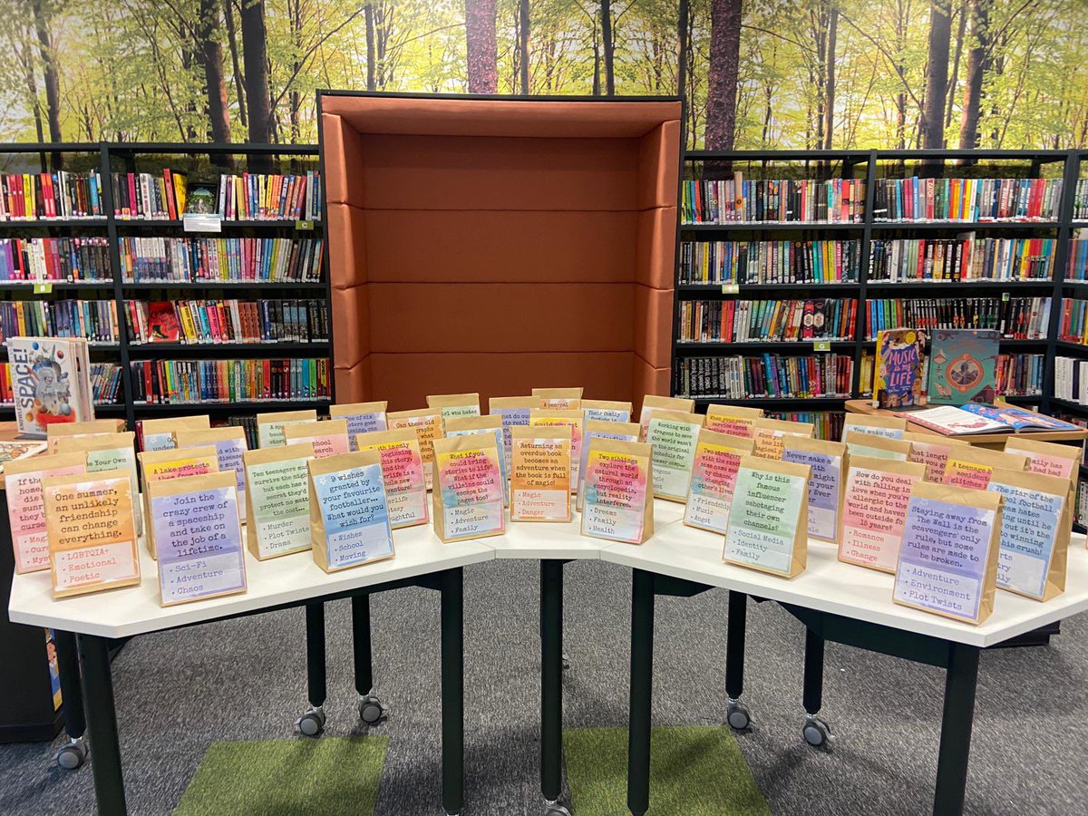 gorse_ruth's tweet image. We are so excited to promote our Valentine’s special in the library - “Blind Date With a Book” ❤️ Which one would you like to read? #blinddatewithabook #reading #literacy