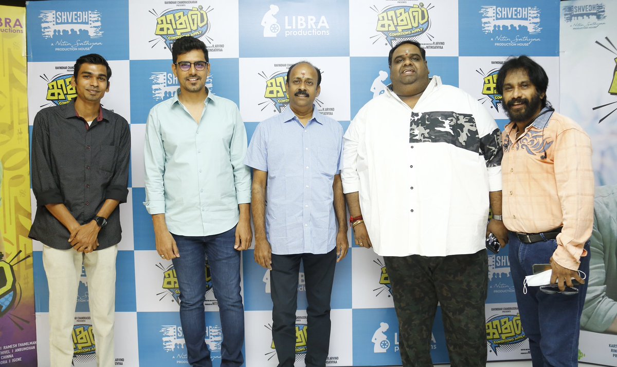 With @prabhu_sr sir of @DreamWarriorpic - Vice President - Tamil Film Active Producers Association , @MuraliRamasamy4 - President - Tamil Film Producers Council , @fatmanravi - Producer @LIBRAProduc & PRO @onlynikil sir