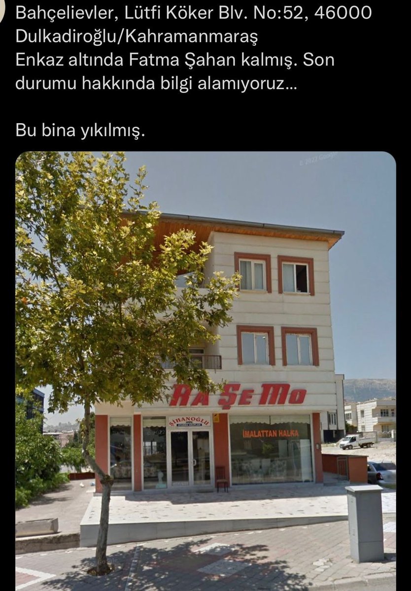 Acil yardım bekliyorlar.... #AFAD #SONDAKIKA #deprem