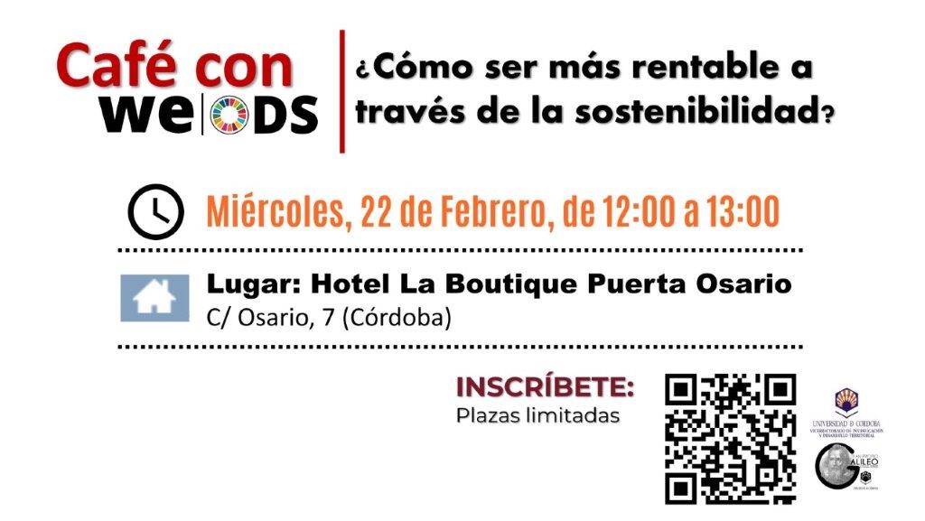 Ahora, lanzamos un Café con WeODS, donde contaremos a las empresas en un espacio distendido cómo caminar, de forma fácil y sencilla, hacia la sostenibilidad. INSCRÍBETE EN: forms.gle/HdqgULU61Zztsp…