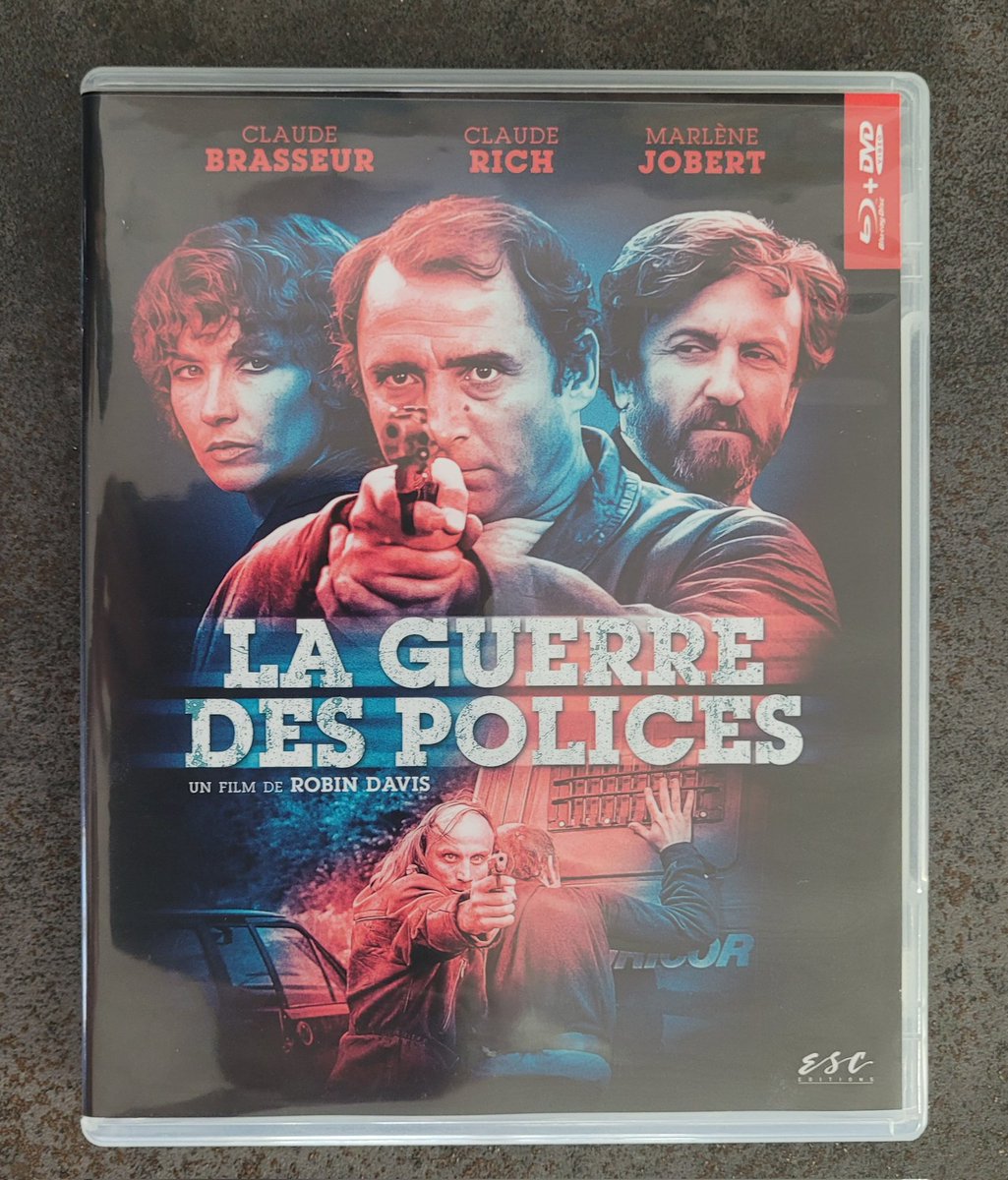 JrmyJoly1's tweet photo. Merci à @ESC_Editions d'avoir édité pour la première fois #LaGuerredespolices en DVD/Blu-Ray.
#RobinDavis #ClaudeBrasseur #ClaudeRich #MarleneJobert https://t.co/8AE24mkrJr