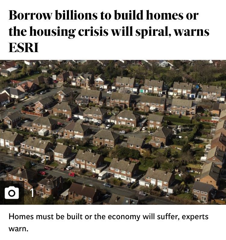 otrosnosotros's tweet photo. It should be highlighted over and over that the Minister for Finance @Paschald decided to refute & contradict @ESRIDublin’s advice to borrow billions to build homes to prevent the housing crisis from spiralling.
Today’s racist protests are a direct consequence of these decisions. https://t.co/N9fXcQ9LIb