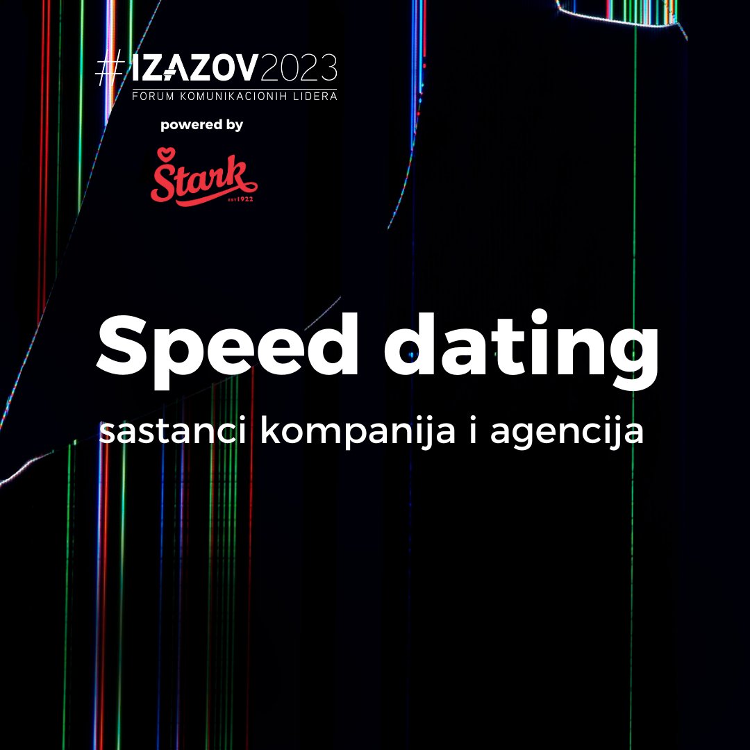 Da li ste spremni za speed dating?

I ove godine omogućićemo kolegama iz kompanija i agencija da se upoznaju, umreže i razmenu kontakte u okviru jedinstvenih speed dating sastanaka samo na #izazov2023

Uskoro više informacija na sajtu izazovforum.rs