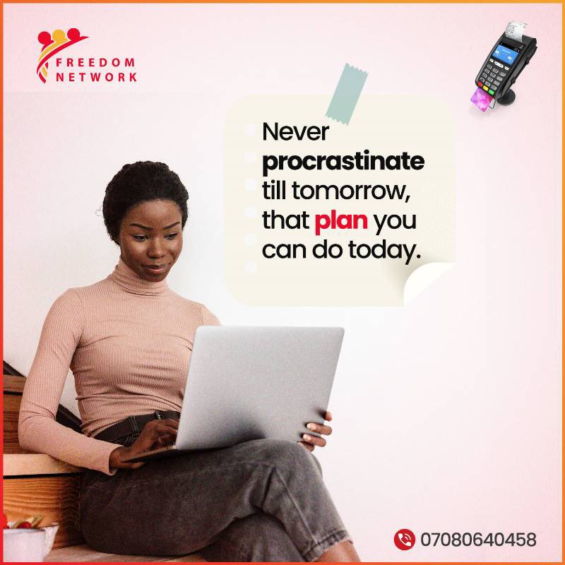 freedomnetng's tweet image. It's another opportunity to wake up every day knowing you can create something amazing this week.

This week, do something amazing.

#FreedomNetwork
#Monday
#AgencyBanking