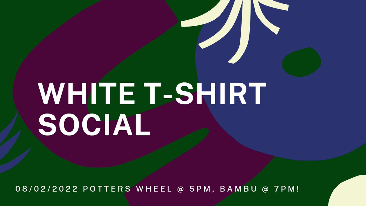 Bring your best (or worst) white tshirts and coloured pens! I can't wait to see you all!