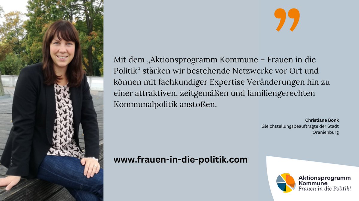eaf_berlin's tweet photo. "Mit dem #AktionsprogrammKommune #FrauenindiePolitik stärken wir bestehende #Netzwerke vor Ort u können ... Veränderungen hin zu einer attraktiven, zeitgemäßen u familiengerechten Kommunalpolitik anstoßen." Regionen können sich bewerben: https://t.co/3H4EYciObv @BMFSFJ https://t.co/XrvhMnlqKO
