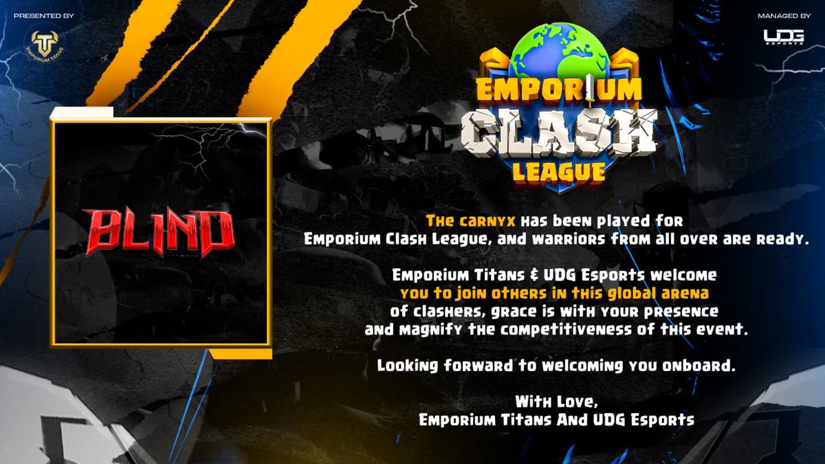 CGxCOC22's tweet photo. Thank you!! @esports_udg &amp; @emporiumtitans for inviting us! 🔥
We look forward to participating and giving our best! 🤩🙌 https://t.co/YCppn9mGCC