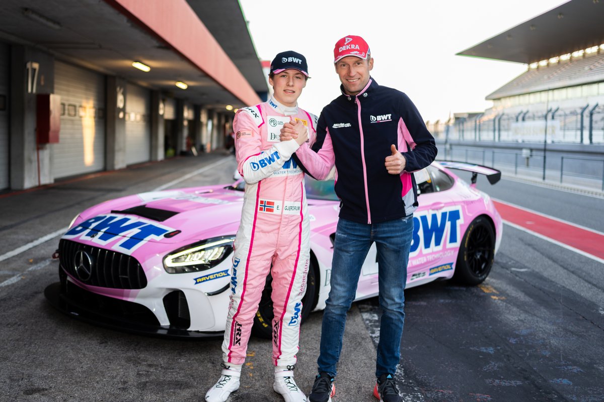 MMosport's tweet photo. Talented 🇳🇴 youngster ##EmilGjerdrum makes the step up into #GT4 #racing with #BWT #MückeMotorsport ...
press release -> https://t.co/z0fSHvcwXJ
#campaign #motorsports #MercedesAMG #Pinkpanther #Ravenol #DEKRA #GT4Germany #BeastoftheGreenHell #AMGGT #racing #AMGGT4 https://t.co/xTUStGKjKN