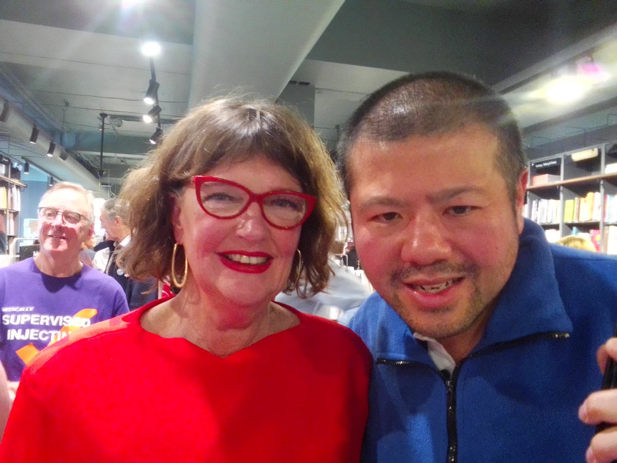 kennythedoosra's tweet photo. Thanks @JudyRyan_ 4 coming 2 Ur book launch a quick visit @ReadingsBooks #youtalkwedie published by @scribepub it was gr8 meeting U there & the issue is very sensitive nature @YarraCouncil #safeinjectingrooms. #judyryan #scribepub #scribepublications #readingsbooks. https://t.co/x0Gb3sZIl2