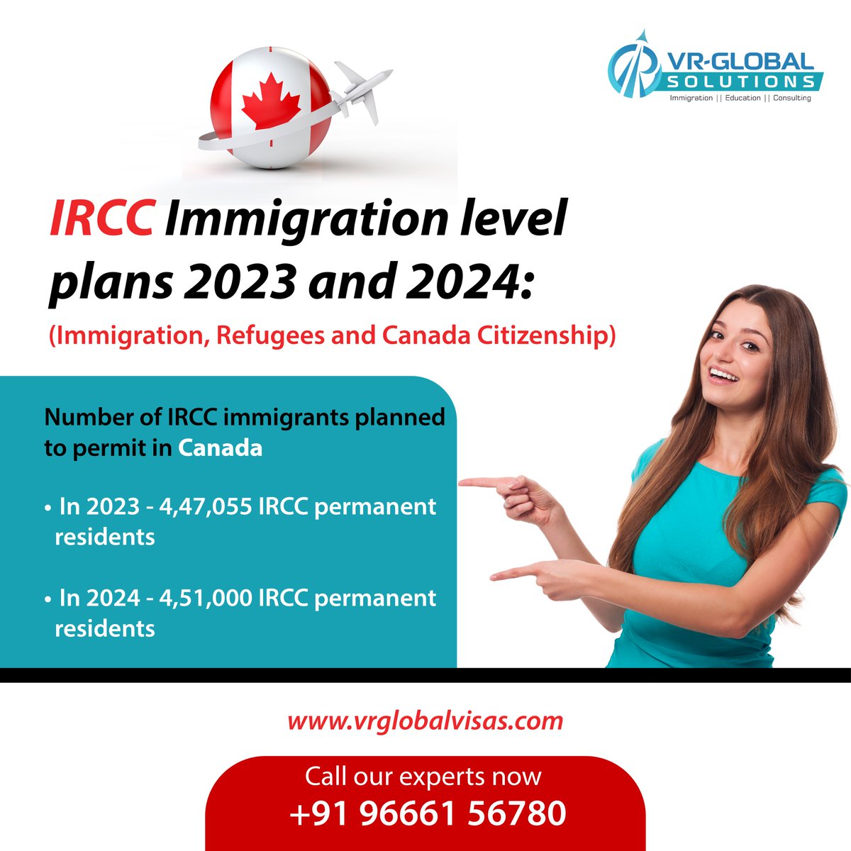 TeamVrGlobal's tweet photo. The Canadian government has planned to permit more number of IRCC residents in the year 2023 - 2024.

#ircc #irccnews #IRCCUpdate #ircccanada #canada #canadalife #canadaimmigration #vrglobal #vrglobalsolutions https://t.co/kehl1nX1OG