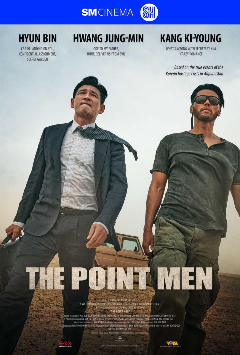 SM_Cinema's tweet photo. Catch this action-thriller movie #ThePointMen starring HWANG Jung-min, HYUN Bin, KANG Ki-young on the big screen in SM Cinema and Director's Club on February 8!
Get your tickets now: https://t.co/yqf2DpqQGm
#HyunBin #KangKiyoung #HwangJungmin
#ThePointMenAtSMCinema
#SMCinema https://t.co/9CitTR11dQ