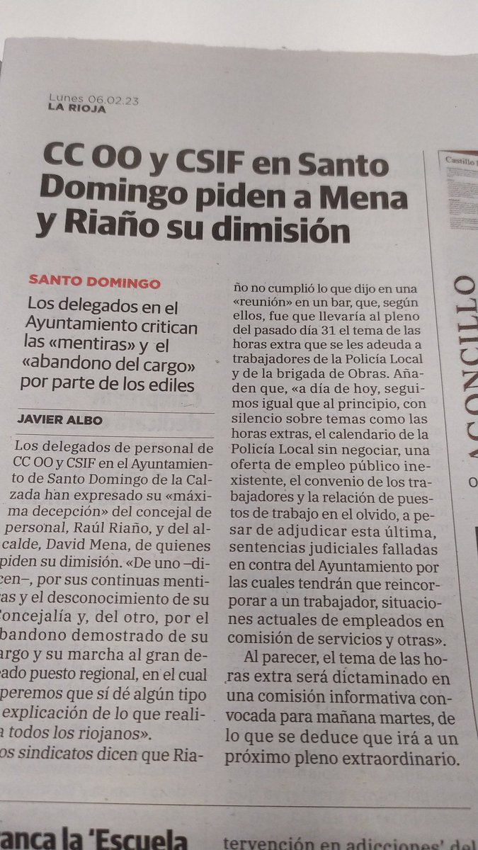 SRPFlarioja's tweet photo. No sabemos sí reír o llorar. Esto fue denunciado por este sindicato hace años, entonces los delegados de personal de @CCOOLaRioja y @CSIFLaRioja no sabemos donde estaban. PERO SÍ SABEMOS, ES QUE A DÍA DE HOY AÚN NO SE HAN PUESTO EN CONTACTO CON SU COMPAÑERO SEPARADO DEL SERVICIO https://t.co/3QiTvN4nLU