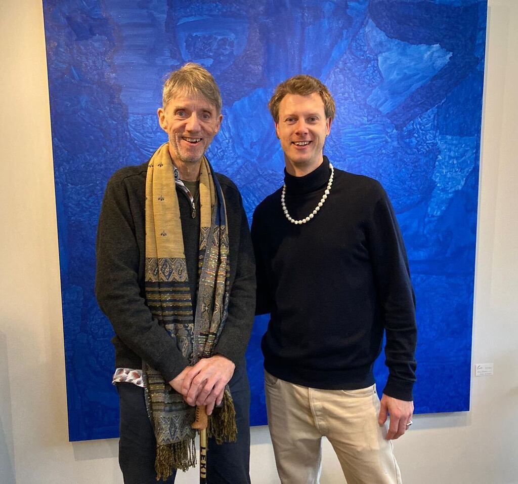 thecoloruben's tweet photo. Still with us with sparkling eyes, still visiting my expo’s, still the kindest man I know 💙 https://t.co/wt3ynT7xwI https://t.co/6ECPAZg01N