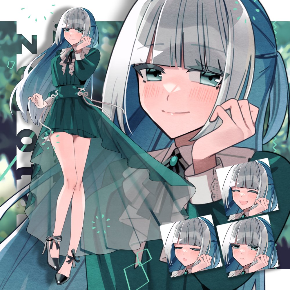 「りざぁ様のご依頼により立ち絵イラストを制作させていただきました!上品なお姉さん風」|ぜろたのイラスト