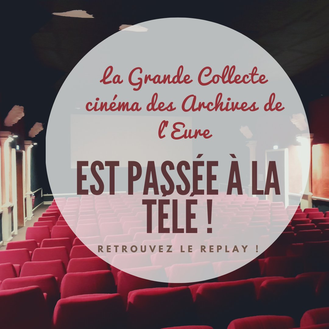 AlleeBaudotAD27's tweet photo. [ Les Archives de l'Eure font leur 🎬 et passent à la 📺]

Merci à @f3normandie pour le reportage dédié à la Grande collecte cinéma, diffusé vendredi soir dans l'édition de Rouen du 19/20 ! 

Retrouvez-le replay ici : https://t.co/YOQXr3aLl9 

#cinéma #expo #idéesortie #journaltv https://t.co/8QuBUPKIPl