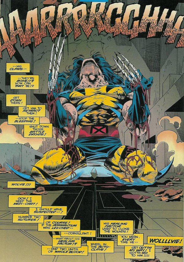JayBarden184's tweet photo. @RavenWritinDesk Or this one... #BoneClaws #Wolverine https://t.co/mtDFPgG9RI