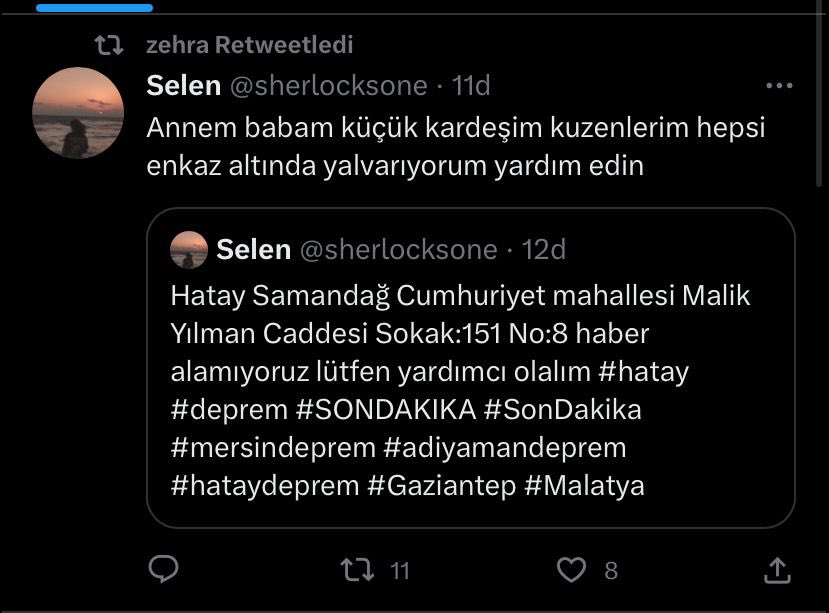 comupsyt's tweet photo. @AFADBaskanlik @haluklevent @OguzhanUgur @ahbap @HatayValiligi https://t.co/iiVJ6dL7kT