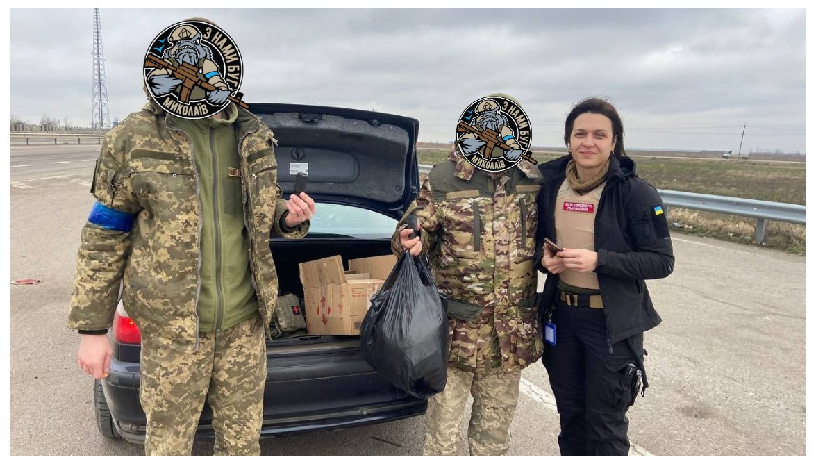 MykolaivSupport's tweet photo. Somewhere near the front.
Flame extinguishers for weapons, chemical heaters, hats, buffs, warm socks.

Thank you to everyone who is with us! https://t.co/wpLi5zRcy1