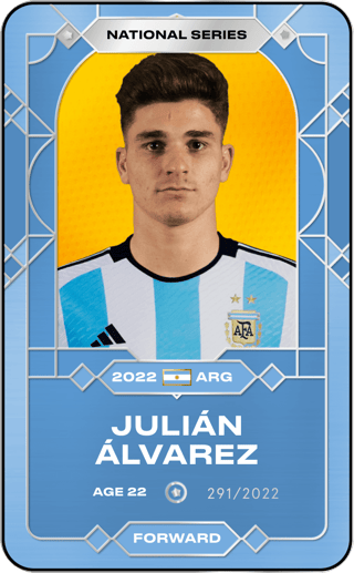 SorareTaleb's tweet photo. To celebrate the start of my 'Swap for 120%' journey, I'm giving away 4  🥈 National Series cards 🔥🔥

Conditions:

1⃣ Follow  @SorareTaleb
2⃣ Like 💙 and RT 🔁 this thread

🏆 4 Winners will be announced 8 Feb.

#Sorare #Giveaway #Concours #NFTGiveaway https://t.co/rS9j8x7Zb9