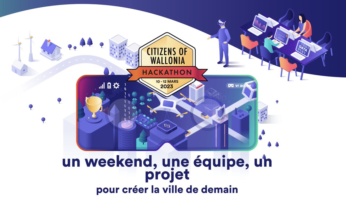 cepegra's tweet photo. Le Hackathon Citizens of Wallonia est ouvert Ă tous et gratuit ! Les inscriptions sont ouvertes sur : https://t.co/kK1RRqG0uP
https://t.co/2KIyixQDvC
#fablab #smartcity #extendedreality #augmentedreality #digitalwin #smartregion #citofwal2023 #OpenData #futurocite #numeria https://t.co/TfDU9PpAvA