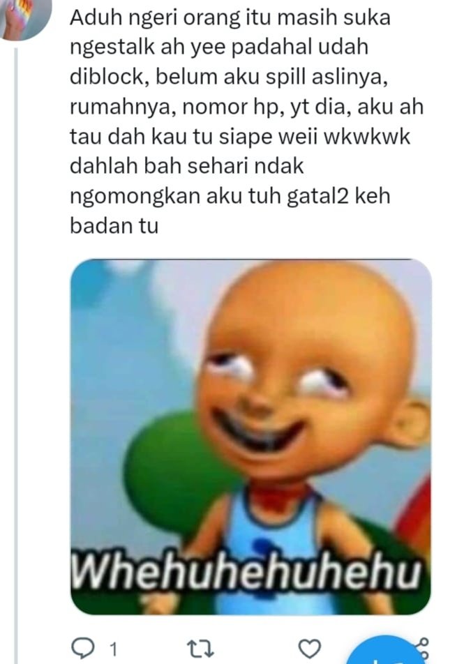 susan_amelia46's tweet photo. Bantu sy ya jk #gajah sebarkan alamat rmh,no #HP sy dia lg sok #top di 
@FessPonti akun nama #Korean  klu dia macam2 sy #spill akun nya,kyk dia jg sebar #twitter sy,no hp sy tuh bikin #kantor kau top sampe #jkt,kau mau umbar,tdk #malu ya,benalu &amp; #toxic,smg kau dipecat,aamiin🤲 https://t.co/IAhNlQ8xPg