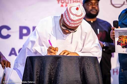 Please download the Governance Agenda for Inclusive Nigeria (GAIN) 
bit.ly/YHAGAIN. share copies with political party stalwarts and get them to sign and return signed copies of detachable slips to <a href="/youthhubafrica/">youthhubafrica</a>  <a href="/USAIDNigeria/">USAID/Nigeria</a>