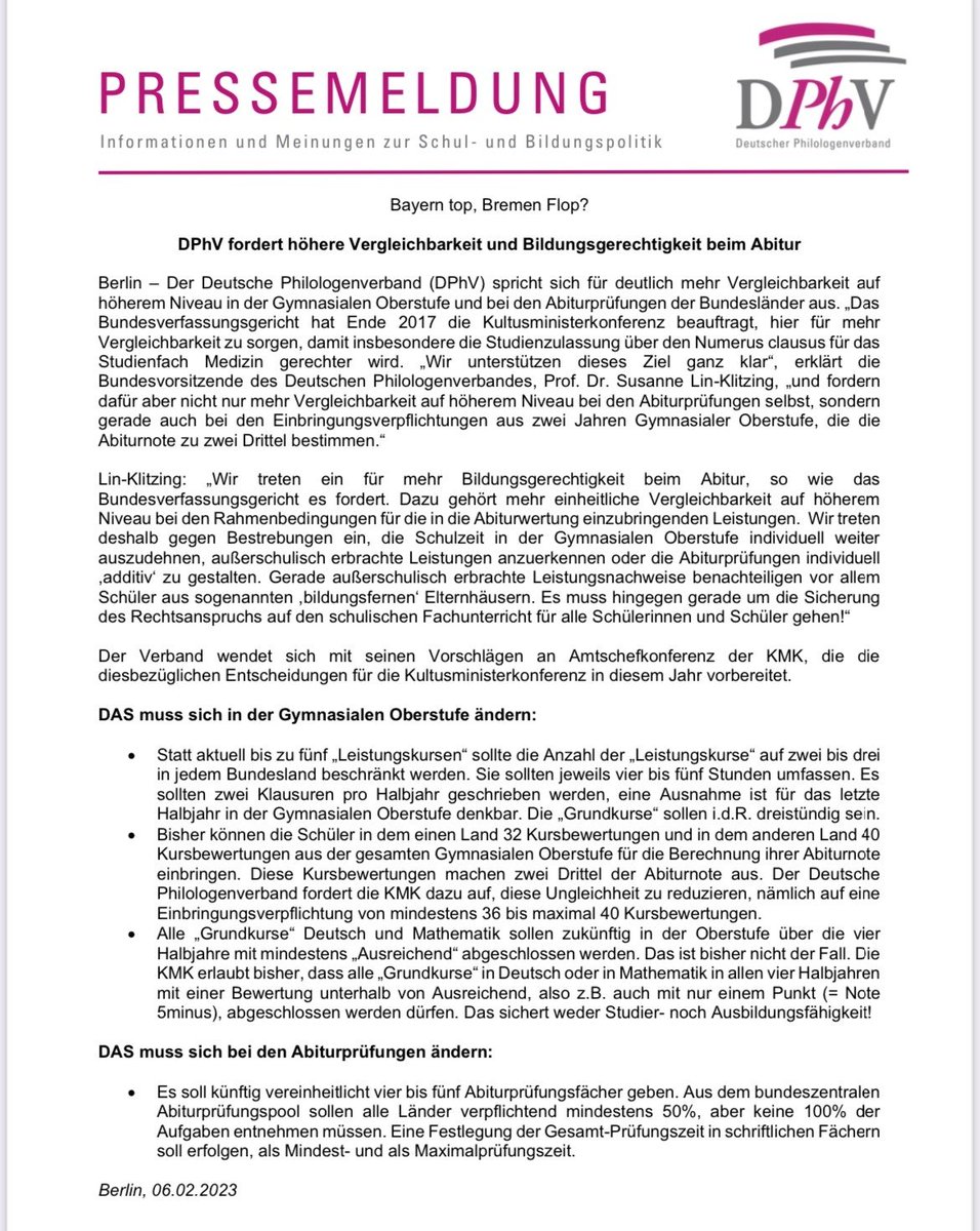 Wir treten ein für mehr Bildungsgerechtigkeit beim #Abitur! Wir treten gegen Bestrebungen ein, die Schulzeit in der GO individuell weiter auszudehnen, außerschulisch erbrachte Leistungen anzuerkennen oder die Abiturprüfungen individuell ,additiv‘ zu gestalten. #twlz