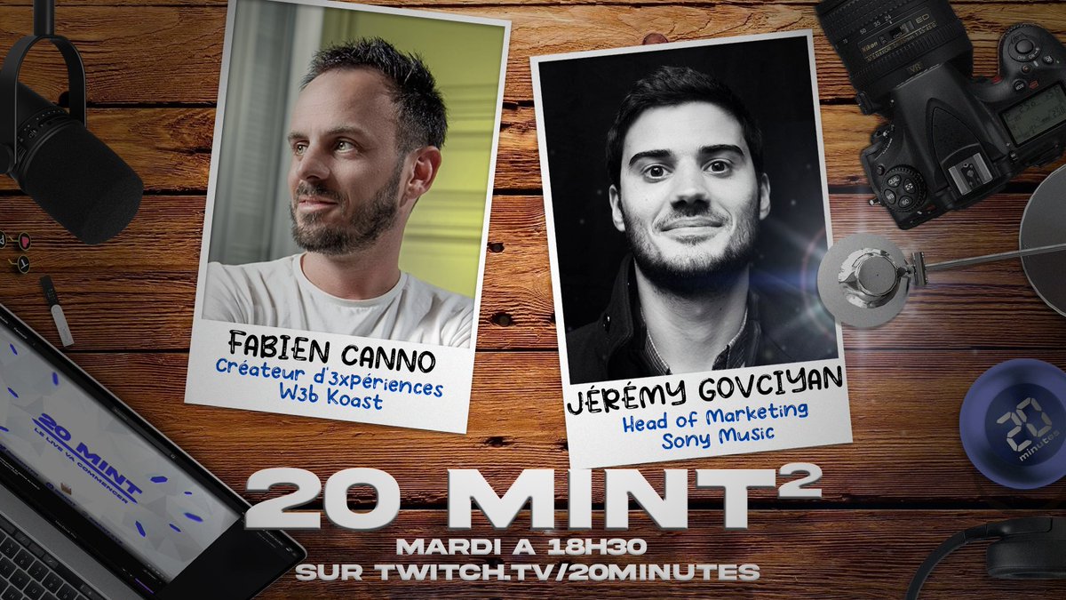 (20Mint)² 🎙️

Demain soir nous recevons <a href="/FabienCanno/">Fabi3n Canno</a> créateur d'expériences chez W3b Koast et <a href="/jgovciyan/">Jeremy Govciyan</a> Head of Marketing chez Sony Music.

👉Nous aborderons la thématique suivante : 

Comment apprendre l'histoire d'une société à ses employés par l'utilisation des NFT ? 💡