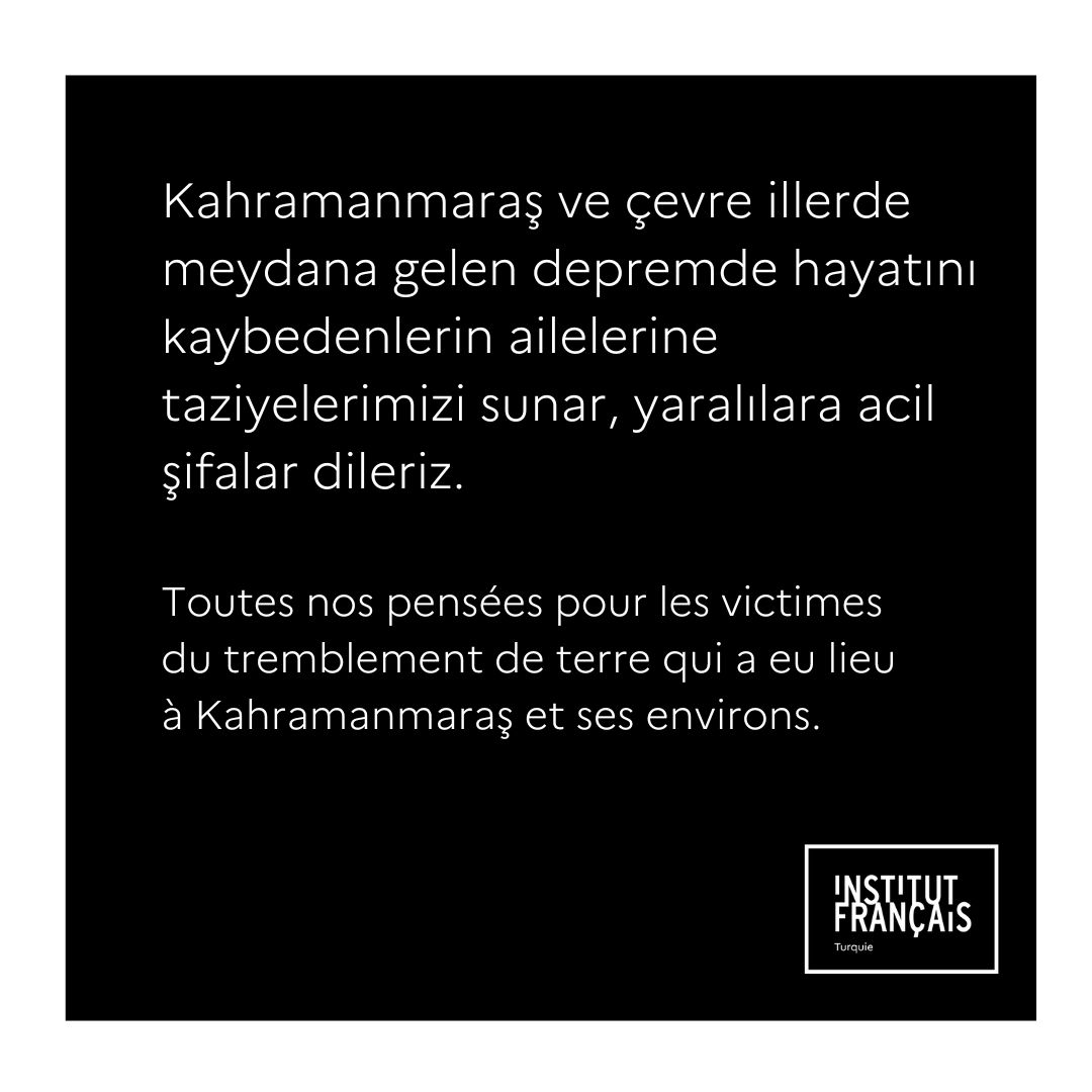 Institut français de Turquie (@ifturquie) on Twitter photo 