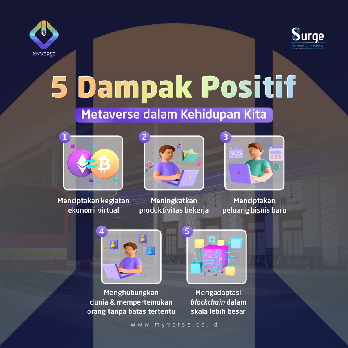 myverse_id's tweet photo. Mana nih MyVerzen yang masih ragu sama dampak positif kehadiran Metaverse?
Simak dulu deh postingan ini~🤗

Jadi, nggak ada salahnya lho mulai beradaptasi dengan keberadaan Metaverse karena ternyata banyak banget manfaatnya buat kehidupan kita!🥰 https://t.co/47OOBZtmKd