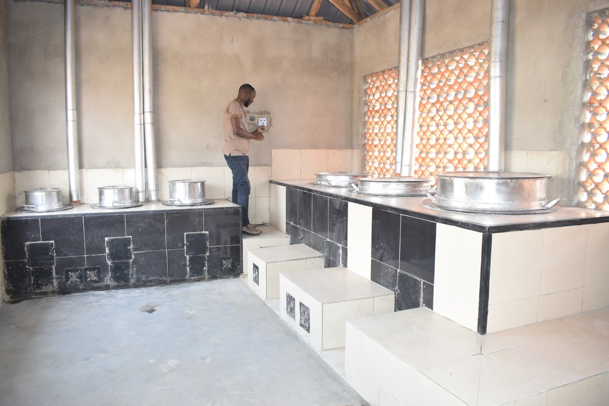 Solarstoves's tweet photo. #NewProject 

We have successfully handed-over a six banner #energy saving cook stove at #Timnah Schools in Luweera. 

@Solarstoves does not emit smoke and those using it are protected from indoor pollution.

#Cleancooking #CookWithUs https://t.co/ygRWMHIj3P