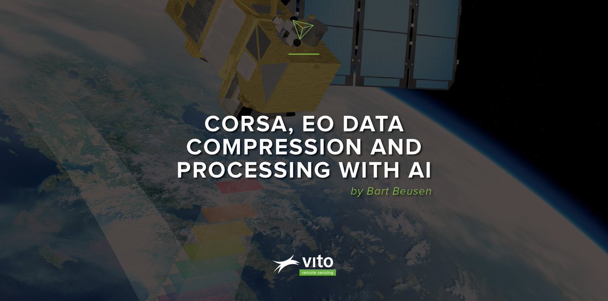 VITO_RS_'s tweet image. 🆕 Discover #CORSA, an #AI-driven method for #EOdata compression and processing to:

✅ optimize the use of available data storage
✅ perform analyses directly on the compressed image vectors

Expert Bart Beusen explains how it works!
👉 blog.vito.be/remotesensing/…