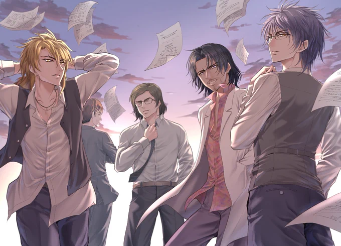 理系男子共(14巻扉絵)#リケ恋 