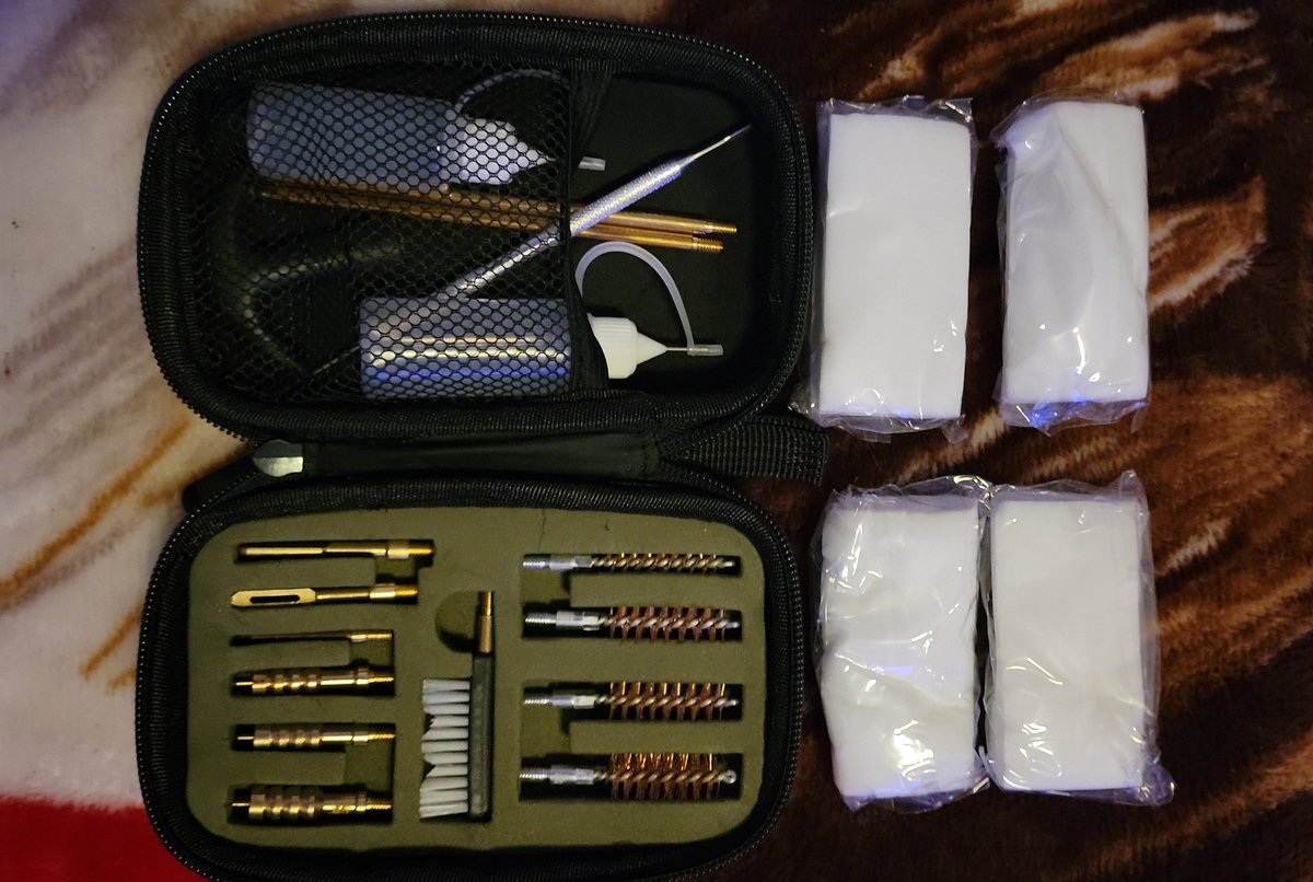 QBNR8R's tweet photo. Shout out to my son @BiggFrank98 for the fresh little cleaning kit! Love you my boy!
#EDC #.40 #CleanYoShit https://t.co/FeeTN0dmC1