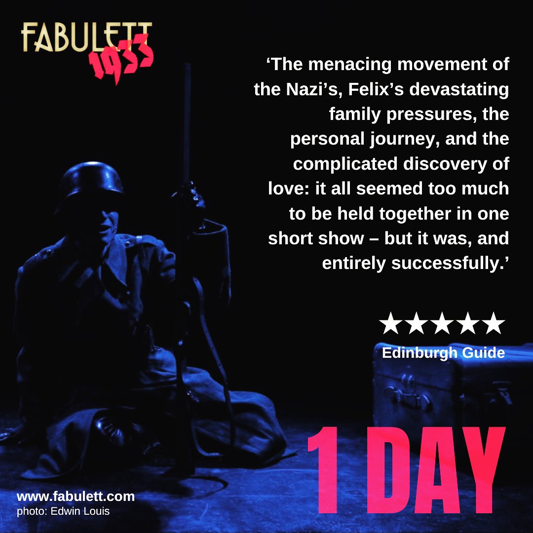 michaeltrauffer's tweet photo. TOMORROW we open in London @draytonarmsSW5
🎟️ https://t.co/SRbEV8eGMC
.
.
.
#fringe #fringetheatre #edfringe #edinburghfringe #review  #Fabulett1933 #Fabulett #musical #cabaret #londontheatre #queer #queertheatre #lgbtq https://t.co/h40wgS9JSb