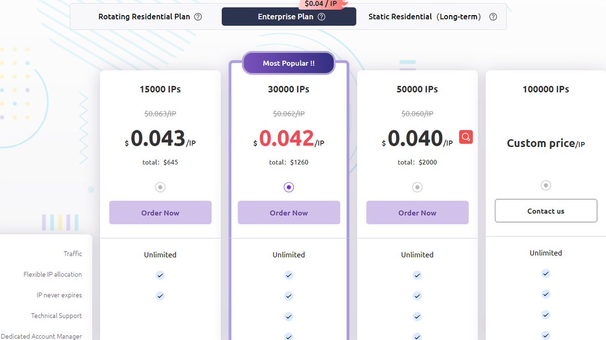 Tititadta's tweet image. #ABCproxy #SOCKS5 #S5proxy #911s5 #911re #proxy #IPproxy #IP
BIG SALE：Buy 3000IP and get an extra 3000IP for $0.04/IP
70M+ Residential IPs worldwide
Proxy locations 190+ Countries
Superior anonymity and security
Highly reliable with 99.99% uptime
Enterprise plans comes out!