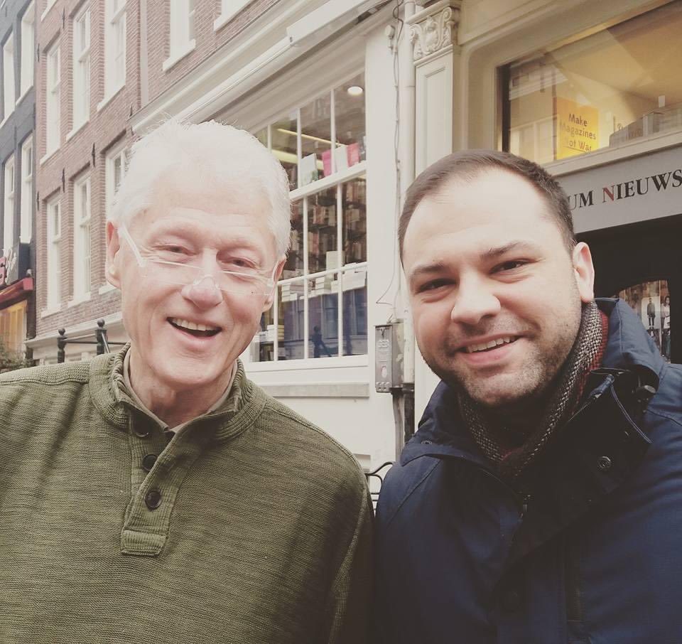 Mihnea S. Stoica (@stoicamihnea) on Twitter photo Six years ago today, I had the honor of meeting President <a href="/BillClinton/">Bill Clinton</a> during my scholarship as a #PhD in #Amsterdam.
#specialmemories Six years ago today, I had the honor of meeting President <a href="/BillClinton/">Bill Clinton</a> during my scholarship as a #PhD in #Amsterdam.
#specialmemories
