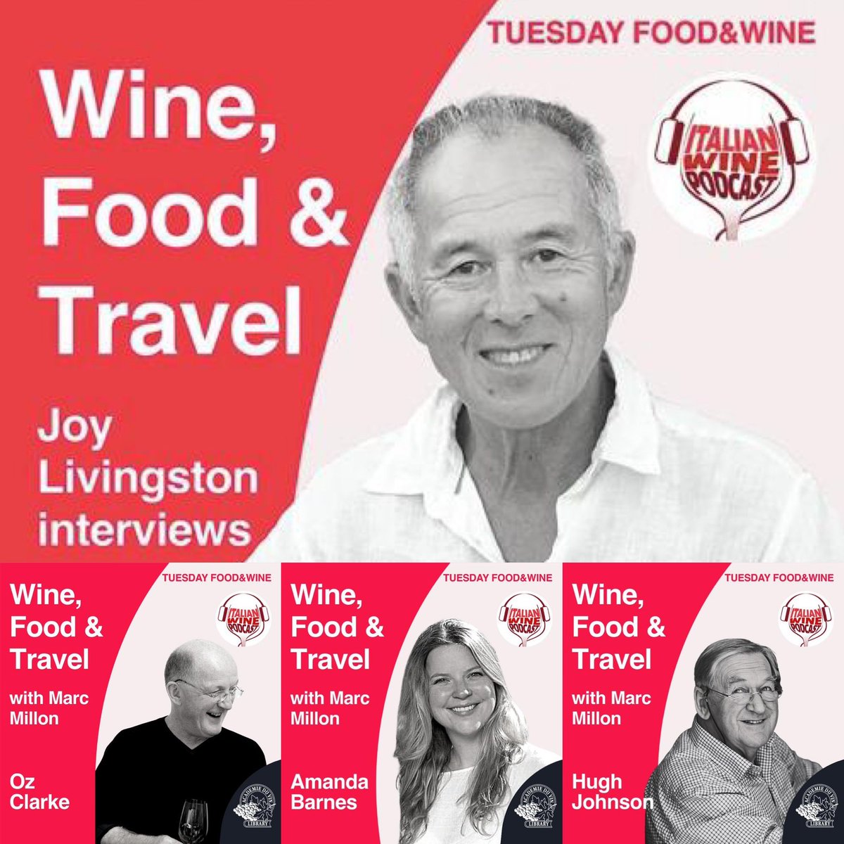 CircleofWineWriters (@circleofwine) on Twitter photo Delighted to feature very talented <a href="/CircleofWine/">CircleofWineWriters</a> member @Marc_Millon who has a weekly podcast on the Italian Wine Podcast Channel, and now a sub-series in collaboration with Academie du Vin Library that has brought him into conversation with <a href="/ozclarke/">Oz Clarke</a> <a href="/amanda_tweeter/">Amanda Barnes</a> among others Delighted to feature very talented <a href="/CircleofWine/">CircleofWineWriters</a> member @Marc_Millon who has a weekly podcast on the Italian Wine Podcast Channel, and now a sub-series in collaboration with Academie du Vin Library that has brought him into conversation with <a href="/ozclarke/">Oz Clarke</a> <a href="/amanda_tweeter/">Amanda Barnes</a> among others