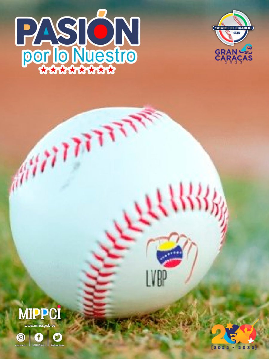 #6Feb| 🇻🇪 ⚾ ¡ETIQUETA DEL DÍA! ▶️ #SomosPasiónBéisbol ¡Serie del Caribe Gran Caracas 2023!